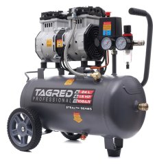 Brezoljni kompresor 24 l 1750 W R2 dvojni bat TA3383