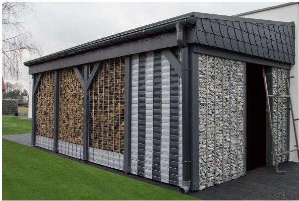 Kerítés árnyékoló szalag 19cm x 26m Szürke 1200g/m2