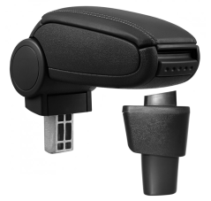 Armlehne Hyundai I10, schwarz, Kunstleder