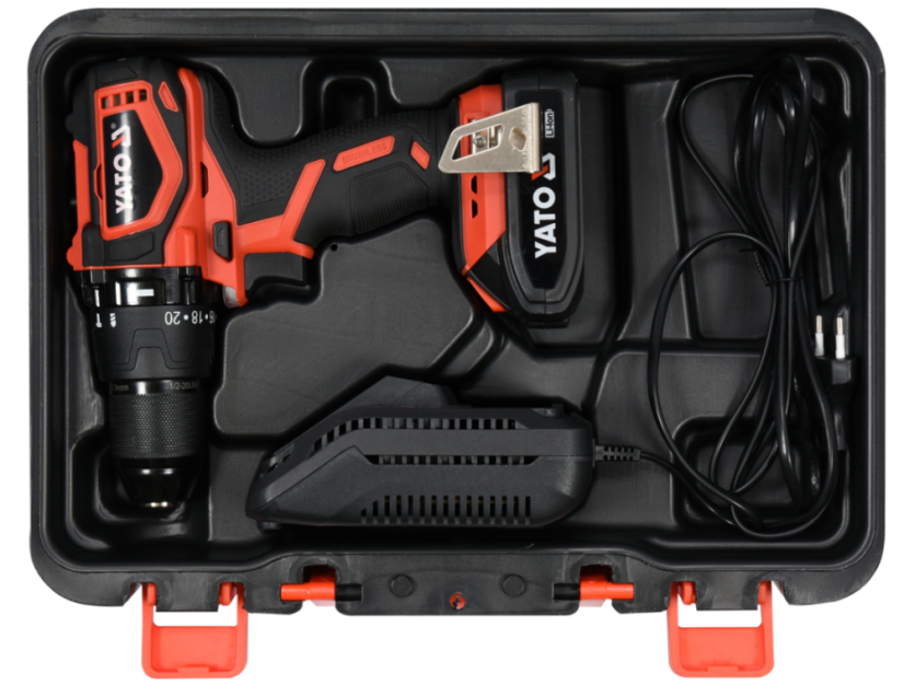 Mașina de găurit și înșurubat cu acumulator fără carbon 18V YT-82796