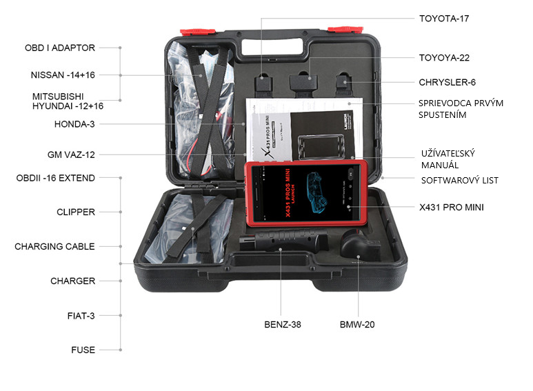Kfz-Diagnosegerät LAUNCH X431 PROS Mini
