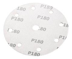 Brusné kotouče 150 mm, P180, 5 ks, s 9 otvory pro 04-721 08-995