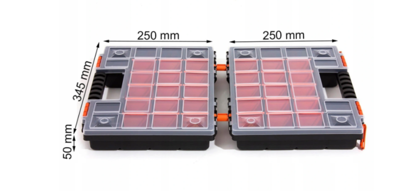 Organizator NOR DUO 345x250x100mm