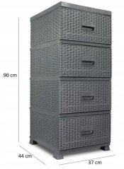 Komód SZÜRKE CONSERES