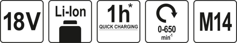 18 V Akku-Mischer (ohne Batterie) YT-82881