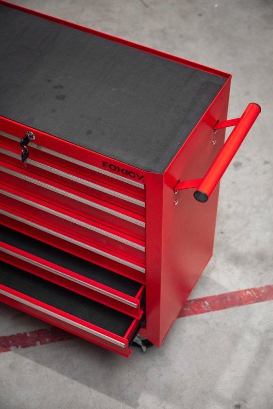 Radionička kolica Foxigy, 7 ladica, bez alata