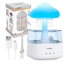 Umidificator lampă LED Picături de ploaie
