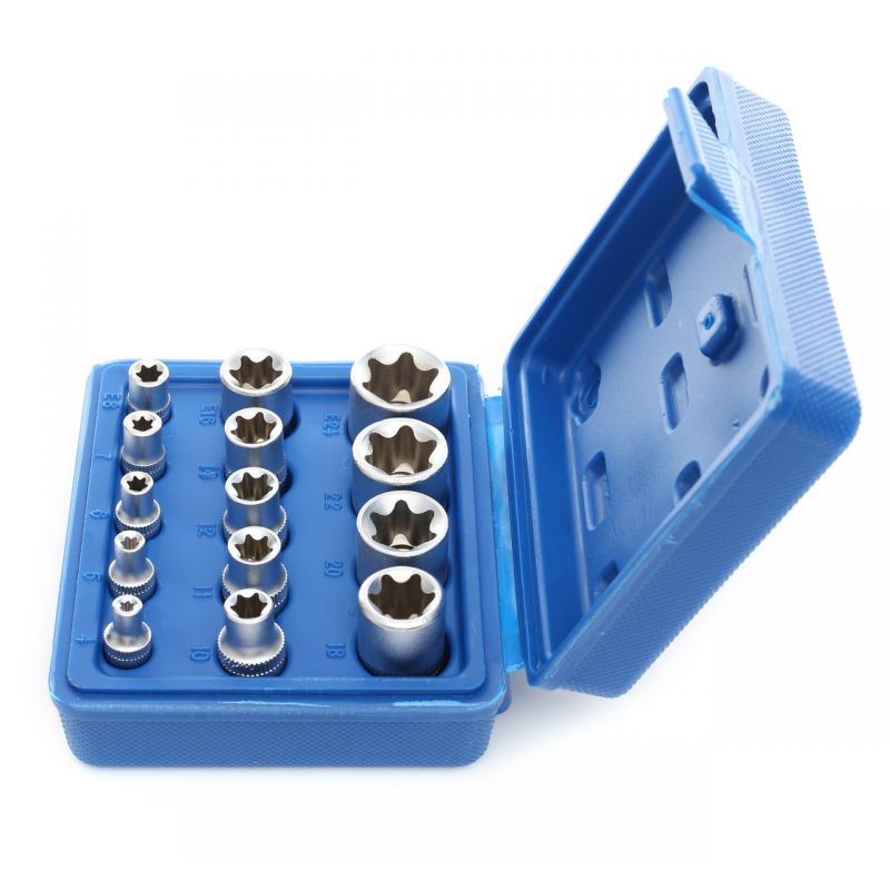 Dugókulcs készlet TORX 14 db KD10335