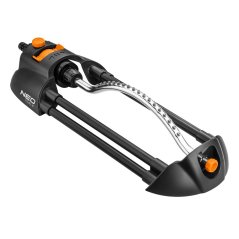 Oscillating sprinkler, metal rod, 18 nozzles, adjustable spray range 15-771