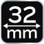 Sekáč 32 mm, CRV, 2-složková rukojeť 37-932