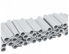 Belátásgátló szalag rögzítő klipsz 4,75 cm, light grey, 40 db
