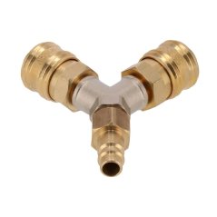 T-darab 1/4" Y gyorscsatlakozókkal Euro 4303042