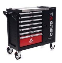 Cărucior de atelier cu scule, 298 piese TA214