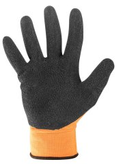 Munkakesztyű, latex bevonatú poliészter (krincle),3131X, 11-es méret 97-641-11