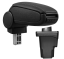 Armlehne Seat LEON 3, schwarz, Öko-Leder,