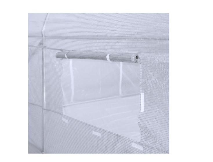 Kerti fóliasátor FEHÉR 2x3m UV-szűrővel PREMIUM