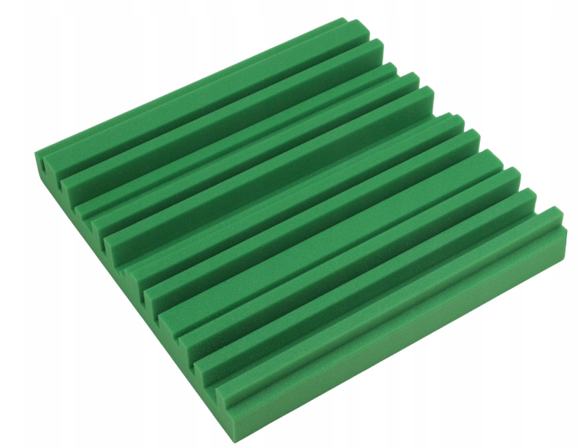 Akustický panel Equalizer 50x50cm, tloušťka 7cm, tmavě zelený
