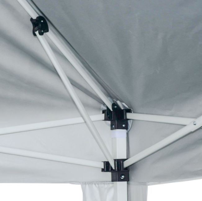 Kerti pavilon 3x3m összecsukható White