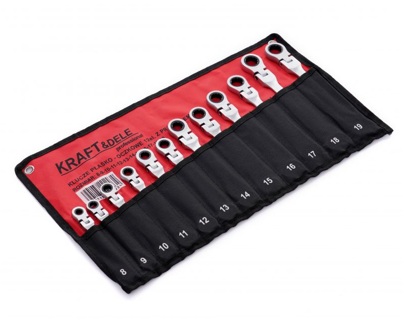 Set kombiniranih nasadnih ključeva od 12 dijelova, 8-19 mm KD10947