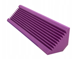 Бас акустична капана, квадратна, 100x28cm, лилава