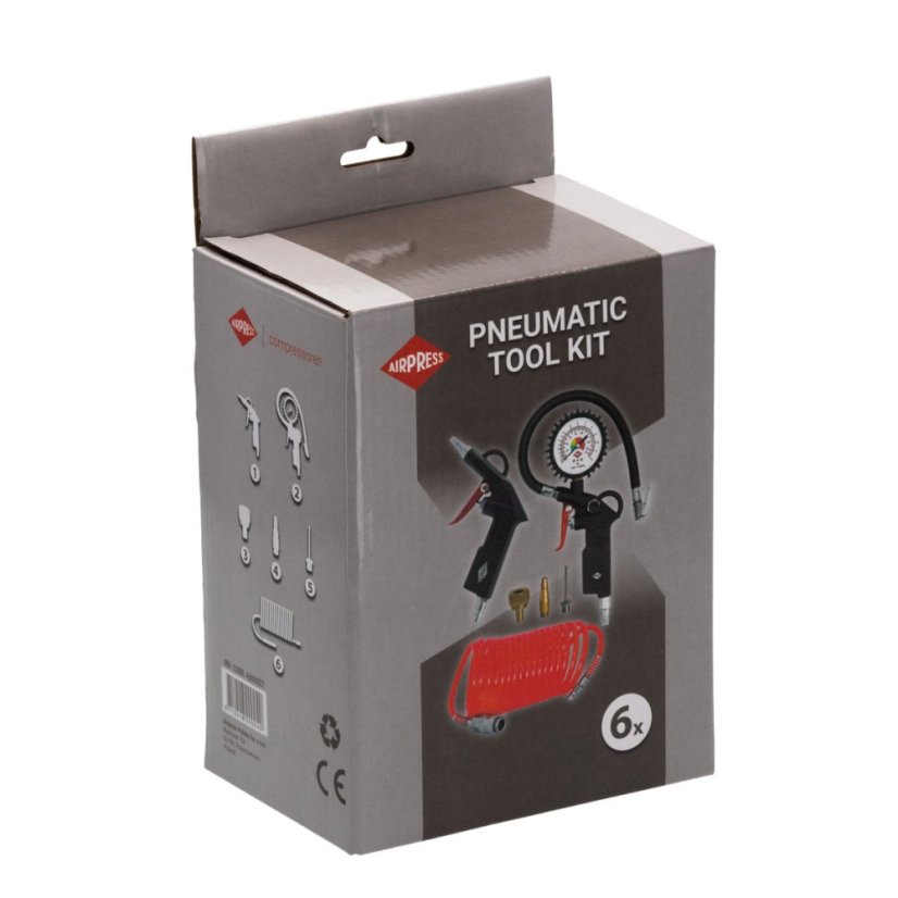 EURO-Druckluftwerkzeugsatz, 6-teilig, 4300027