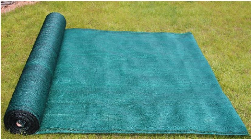 Árnyékoló háló zöld 1,5x50m 90% árnyék