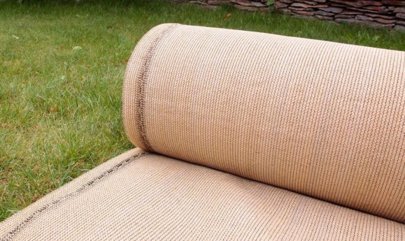Árnyékoló háló 1,5x50m 95% 200g Beige