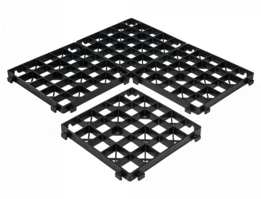 Műanyag, zöld gyeprács 33,3x33,3cm Black OPTIMAL GRID