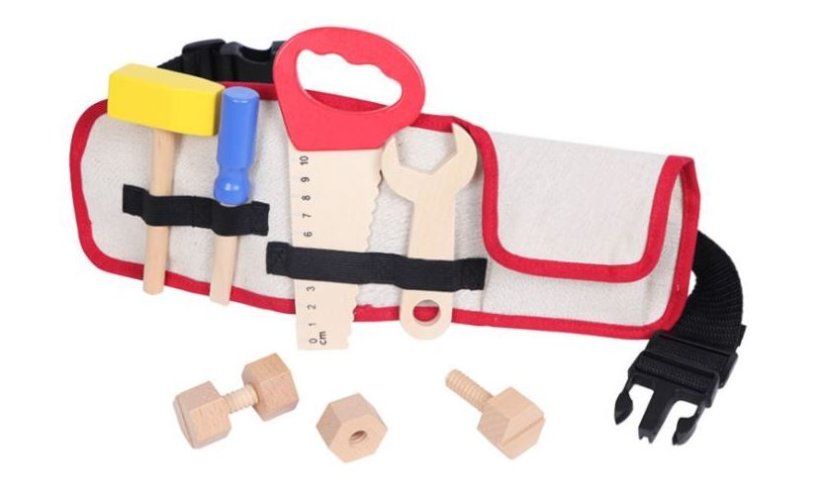 Kindergürtel mit Holzwerkzeugen