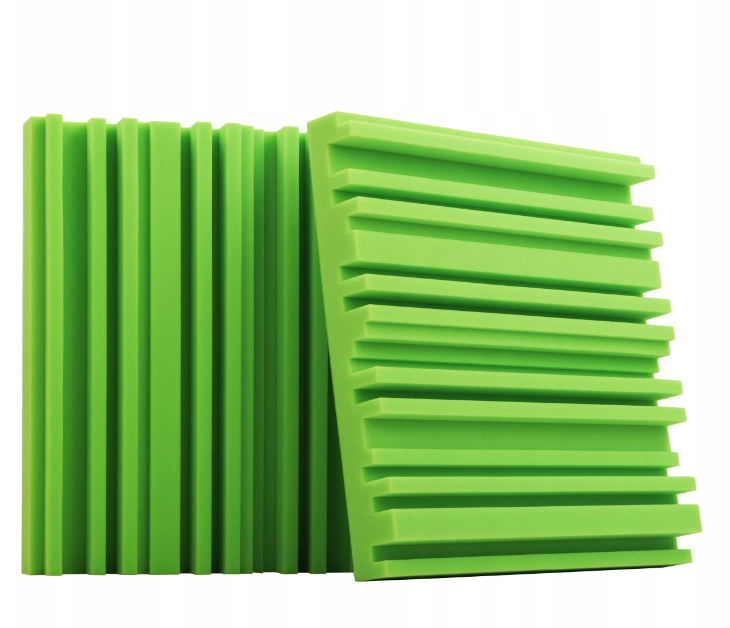 Akustický panel Equalizer 50x50cm, tloušťka 7cm, světle zelený