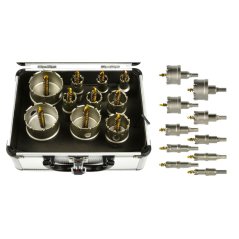 Korunkové vrtáky do kovu – vykružováky 10 ks KD10061