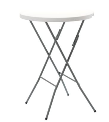 Stol za catering 80 cm bijeli