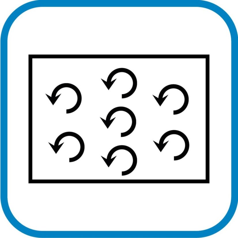 Orbitális csiszoló 150 W, 90 x 187 mm szár 51G326