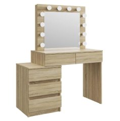 Тоалетка с LED огледало Vanessa Sonoma