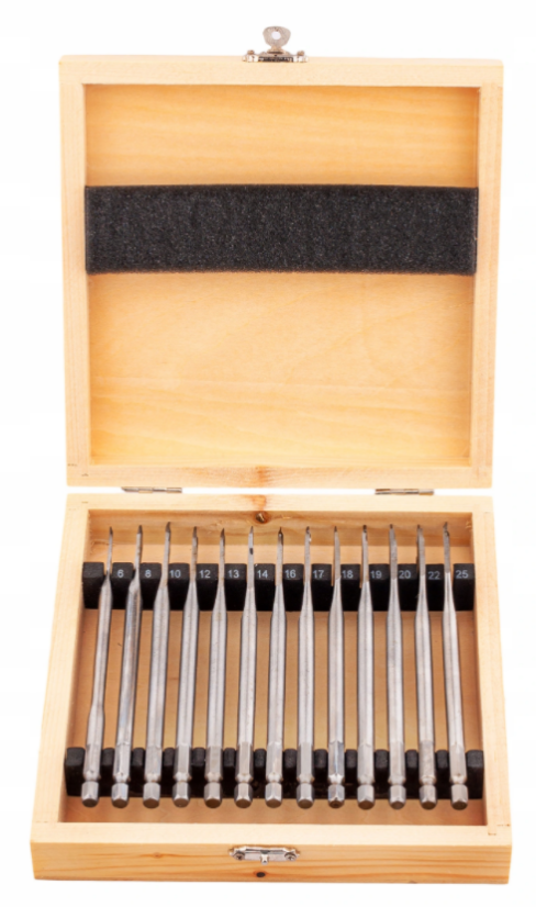Holzbohrerset flach 13 Stk. 6-25mm
