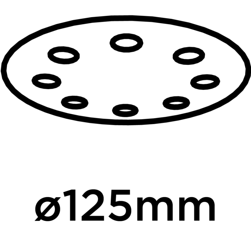 Ekscentrični brusilnik 300 W, 125 mm disk 59G348