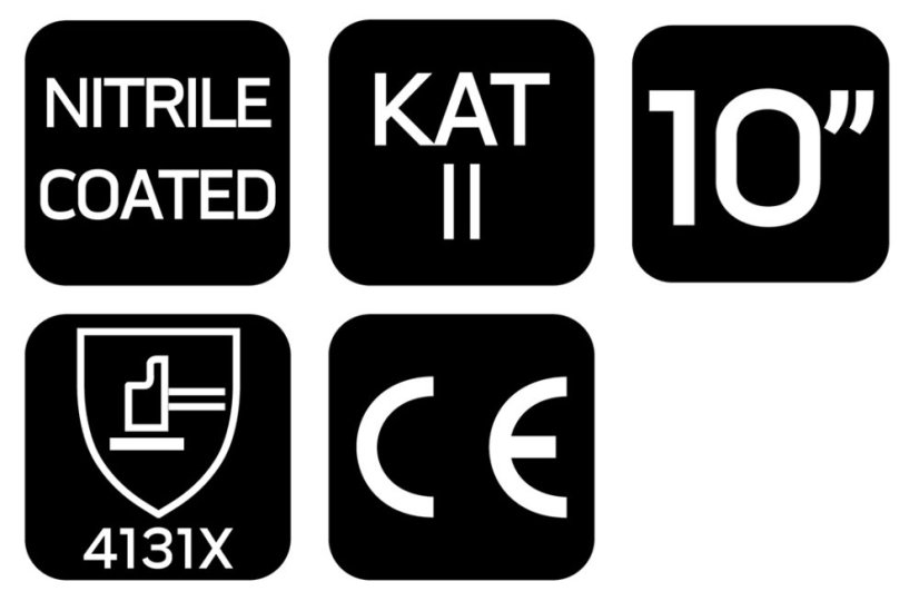 Arbeitshandschuhe, ntrylemx-beschichtetes Polyester, 4131X, Größe 10 97-647-10