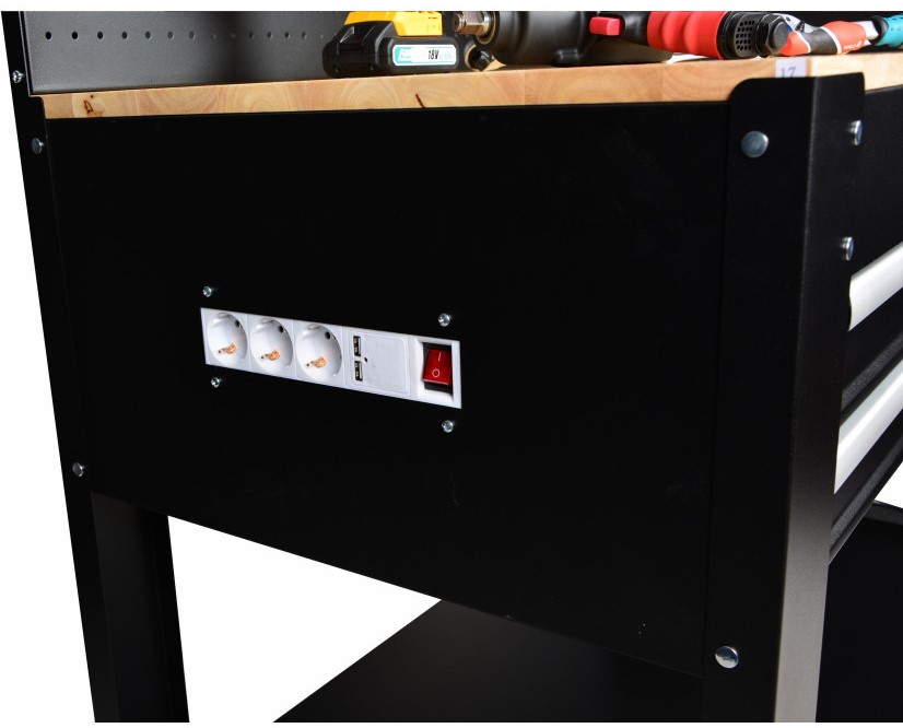 Radni stol za radionicu s LED lampom FR4095