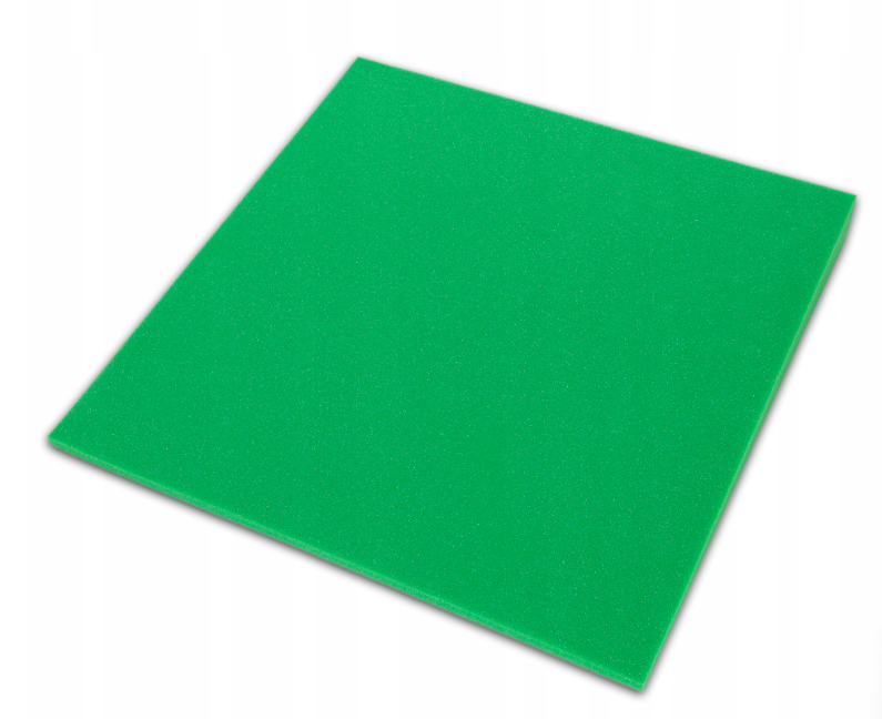 Akustična ploča 3D s kosim rubovima, 50x50 cm, debljina 5 cm, tamnozelena