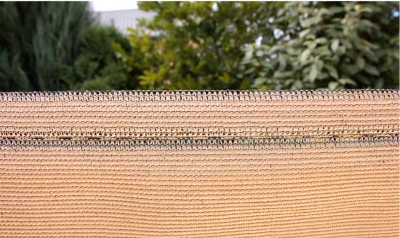 Schattierungsnetz 1,2x50m 95% 200g Beige