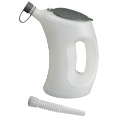 Mérőedény, fedéllel-FLA-PE, fehér, átlátszó, 2 l 07 622