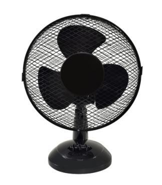 Ventilator de masă 27cm 25W Negru