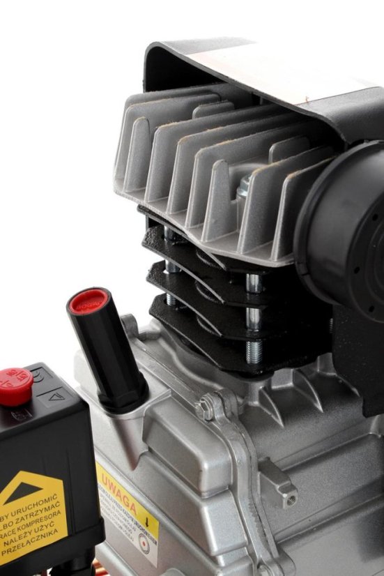 Oljni zračni kompresor 50L, 8bar, 2,8kW, 206l/min, 230V, prenosni, za delavnico/avtomobilsko industrijo, Kraft&Dele KD401