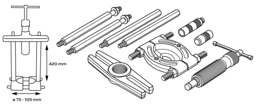 Abzieher mit Servomotor 11-847