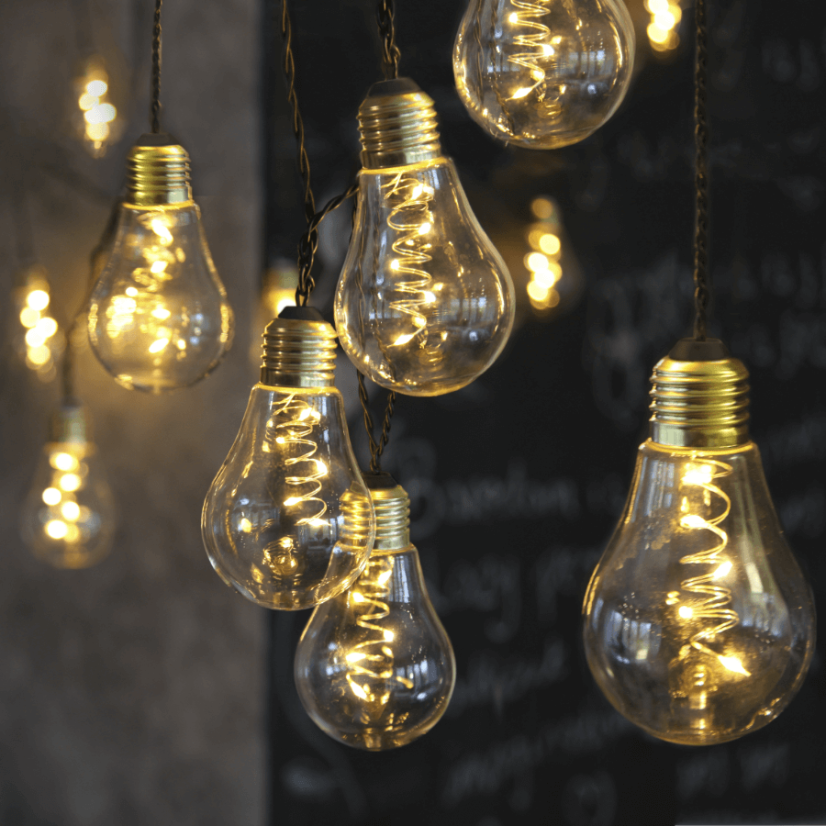 Dekorační LED girlanda WOW na venku, 3,6m, žlutá