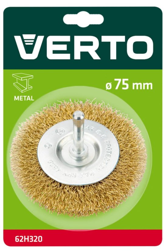 Rundbürste mit Stiel, 75 mm 62H320