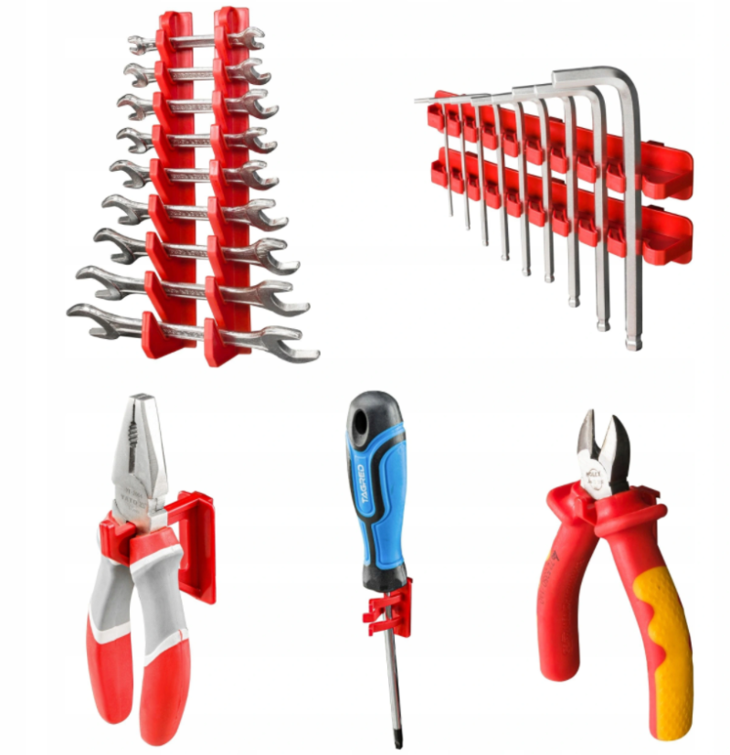 Stena na náradie 172x78cm + 78 boxov