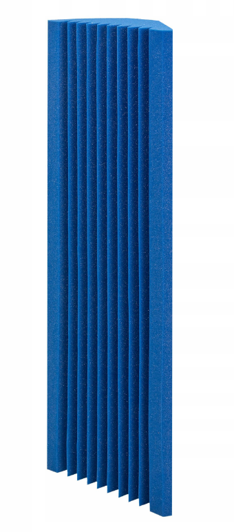 Basová akustická past, hranatá, 100x28cm, modrá