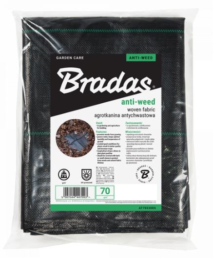 Agrotextil 0,6x10m 70g/m2 mit UV-Filter schwarz