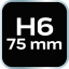 HEX-Spitze 6 x 75 mm, S2 x 2 St. 10-982